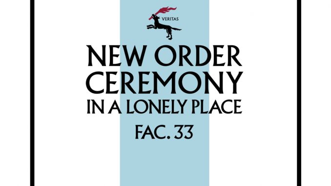 New Order Ceremony Set